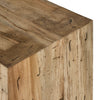 Four Hands Abaso Accent Bench Rustic Wormwood Oak Dovetail Detail