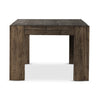 Abaso Dining Table Ebony Rustic Wormwood Oak Side View 233931-002
