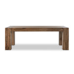 Abaso Oak 86" Dining Table Rustic Wormwood Oak Front Facing View 241459-001