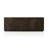 Abaso Sideboard Ebony Rustic Wormwood Oak Front Facing View 229169-003