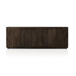 Abaso Sideboard Ebony Rustic Wormwood Oak Front Facing View 229169-003