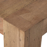 Abaso Small Square Coffee Table - Rustic Wormwood Oak Four Hands