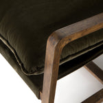 Four Hands Ace Chair Oak Armrest Detail