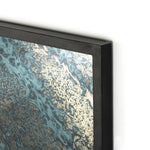 Four Hands Acid Wash Mirror Iron Matte Black Corner Detail