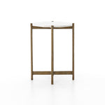 Adair Side Table Raw Brass Side View IMAR-68A