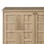 Four Hands Alessio Sideboard grid patterned doors