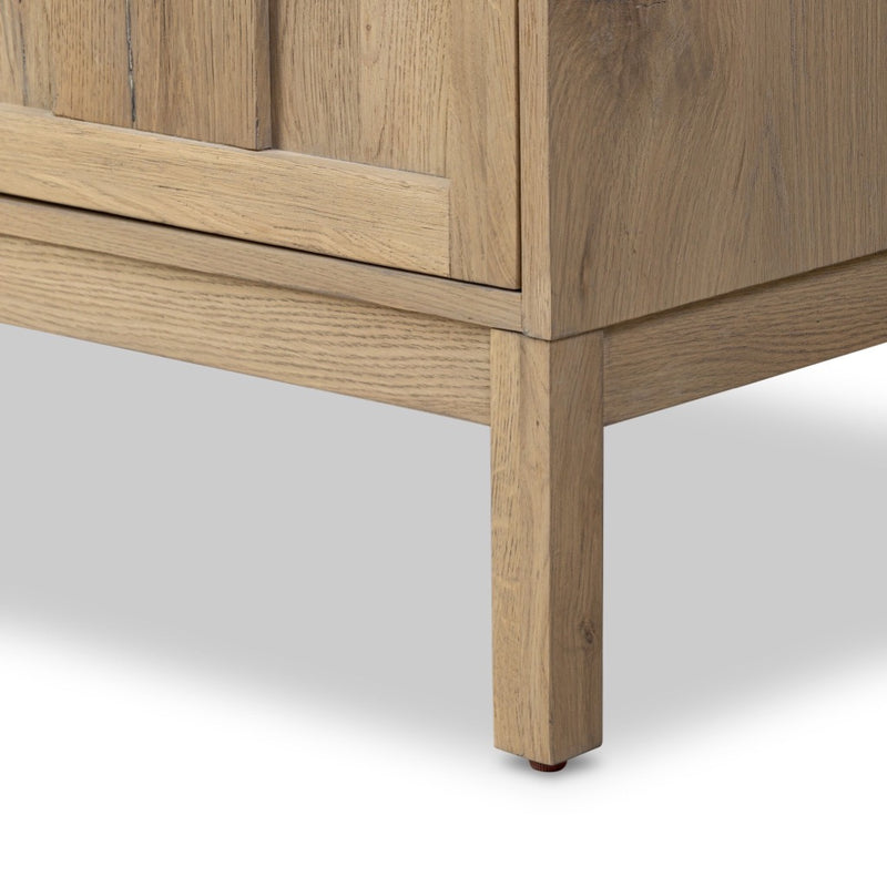 Four Hands Alessio Sideboard leg view 