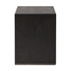 Alora Nightstand Dark Espresso Reclaimed French Oak Side View Four Hands