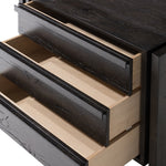 Alora Nightstand Dark Espresso Reclaimed French Oak Interior Drawer Details 242180-001