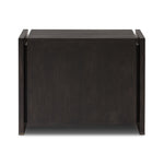 Alora Nightstand Dark Espresso Reclaimed French Oak Back View 242180-001