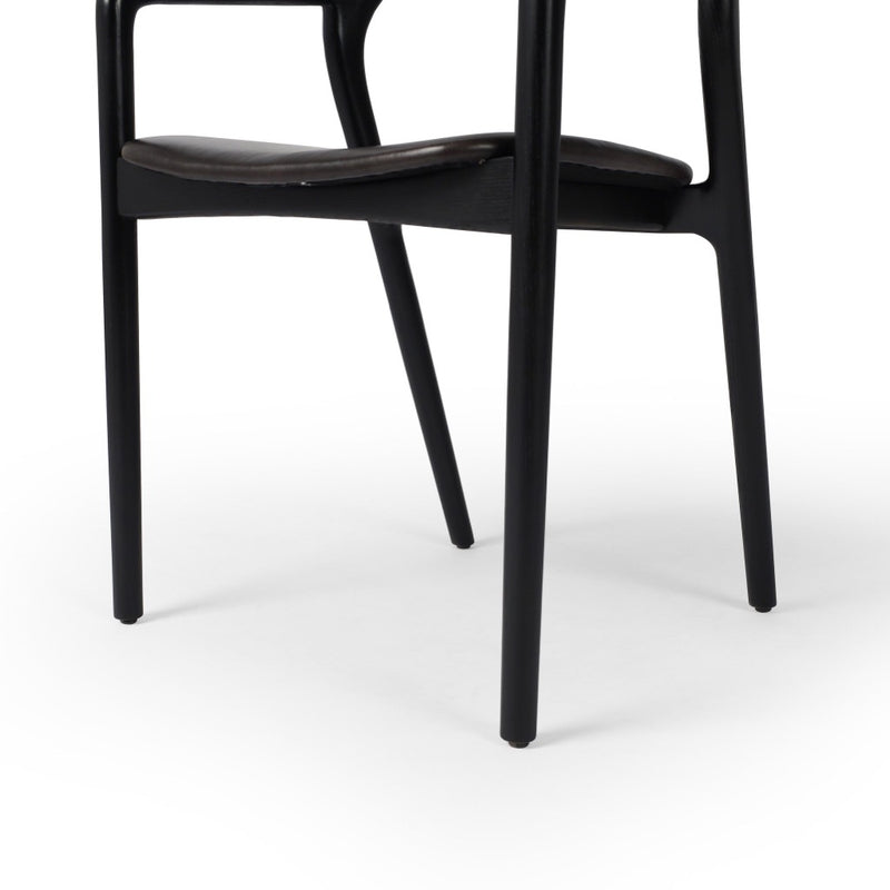 Amare Dining Armchair Sonoma Black Legs View 236452-002