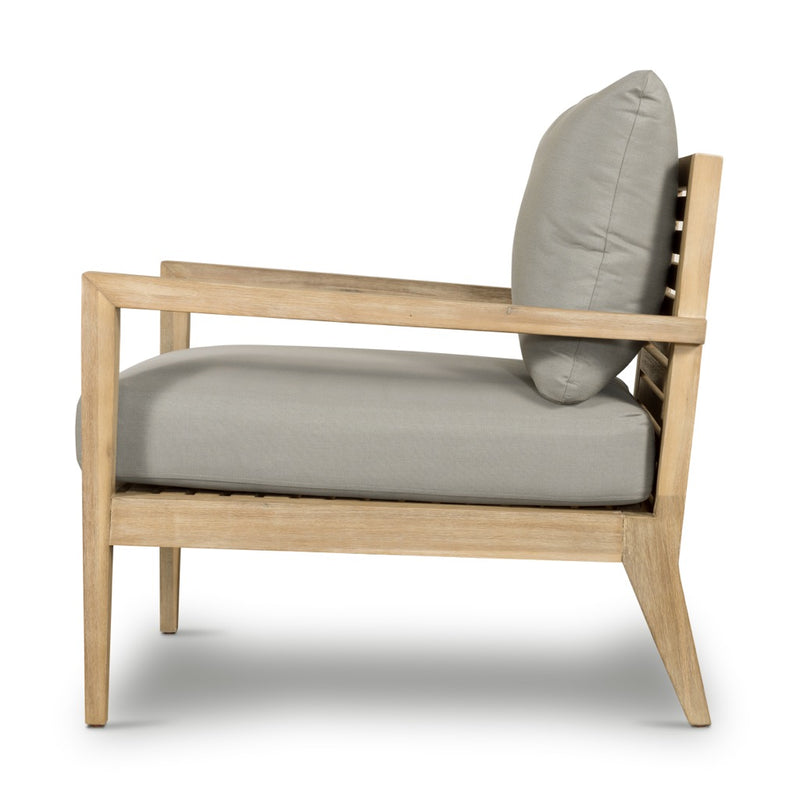 Amaya Outdoor Chair Natural Acacia Side View 226568-001
