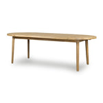 Amaya Outdoor Dining Table Natural Angled View Four Hands