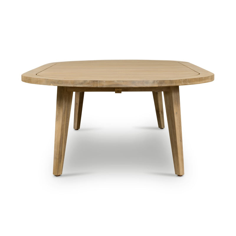 Four Hands Amaya Outdoor Oval Coffee Table Side View