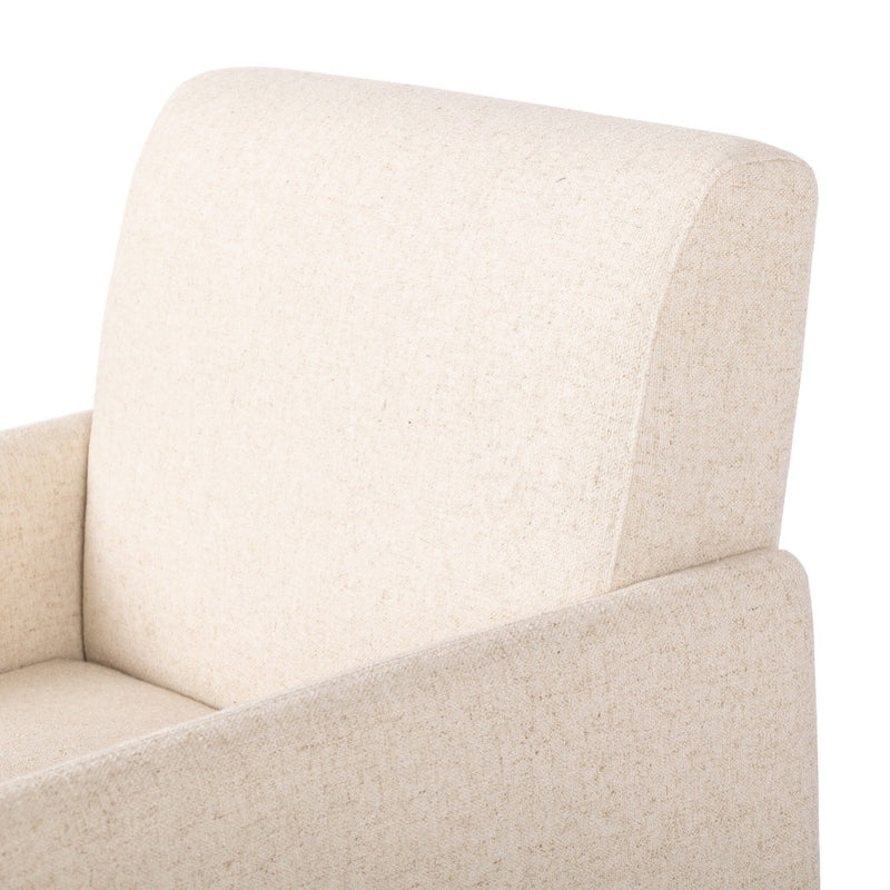 Four Hands Amur Dining Armchair seat back view