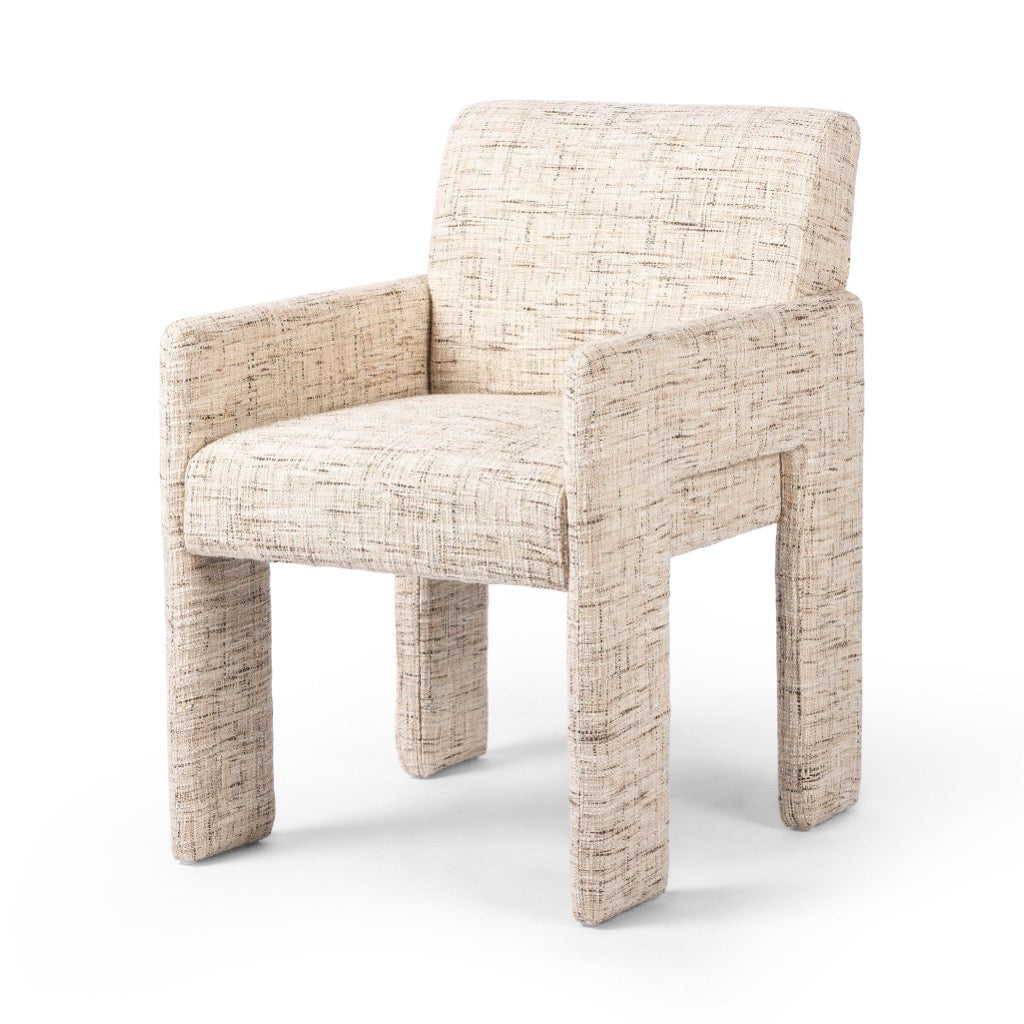 Four Hands Amur Dining Armchair angled view