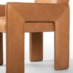 Four Hands Amur Dining Armchair palermo cognac legs