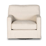 Four Hands Andrus Swivel Chair Antwerp Natural Front Facing View