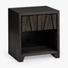 Anila Oak Nightstand Black Angled View CH-1002633-VN22-FN-BD-NS-BK