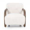 Four Hands  Aniston Chair Andes Natural Front Facing View