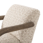 Four Hands Aniston Chair Solema Cream parawood armrest