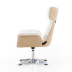 Four Hands Anson Desk Chair Knoll Natural Side View