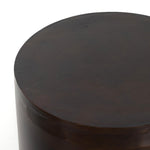 Antonella End Table Antique Rust Top Detail 225119-002