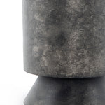 Antonella End Table Raw Black Aluminum Base 225119-001