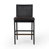 Antonia Cane Armless Bar Stool Sonoma Black Front Facing View 229202-013