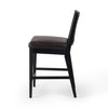 Antonia Cane Armless Counter Stool Sonoma Black Side View 229202-014