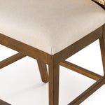 Antonia Cane Armless Counter Stool Solid Parawood Legs 229202-004