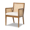 Antonia Cane Dining Armchair Savile Flax Angled View 101019-007