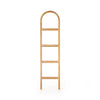 Arched Ladder Natural Brown Teak Front Facing View 226723-003