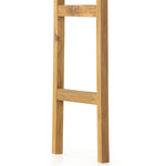 Four Hands Arched Ladder Natural Brown Teak Detail