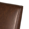 Four Hands Aresa Dining Chair Sierra Chestnut Faux Leather Backrest