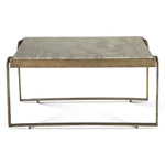 Home Trends & Design Argos Coffee Table Antique Brass Side View