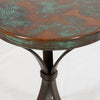 Arrow Copper Side Table - Verde Medley Patina - Detail View