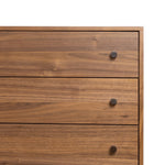 Arturo 6 Drawer Dresser Natural Walnut Veneer Handles Four Hands