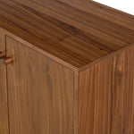 Arturo Sideboard Natural Walnut Top Corner Detail 230393-001