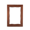 Home Trends & Design Aspen Mirror Walnut Front Facing View FAS-MR43WN