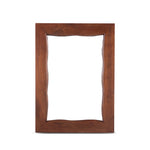 Home Trends & Design Aspen Mirror Walnut Front Facing View FAS-MR43WN