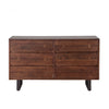 Aspen Live Edge 6 Drawer Dresser Front Facing View Home Trends & Design