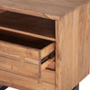 Aspen Live Edge Nightstand Open Drawer FAS-NC24SA-2D