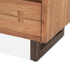 Aspen Live Edge Nightstand Iron Base Home Trends & Design