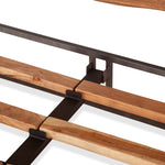 Aspen Bed Smoked Acacia Slats FAS-PBQSA