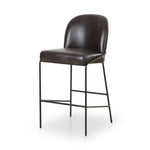 Astrud Bar Stool Sonoma Black Angled View 105785-014