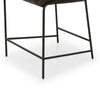 Astrud Counter Stool Sonoma Black Slim Iron Legs 105785-015