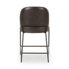 Astrud Counter Stool Sonoma Black Back View Four Hands