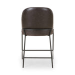 Astrud Counter Stool Sonoma Black Back View Four Hands