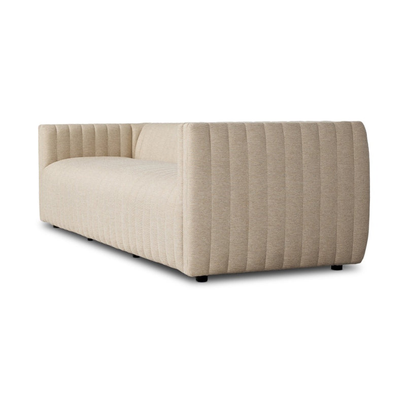 Four Hands Augustine Outdoor Sofa Casa Cream Angled View